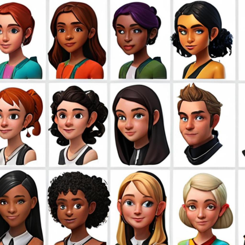 **

Prompt: "A character designer's vibrant online portfolio showcasing diverse character designs, rendered in various styles - digital painting, 3D modeling, and vector illustration. The portfolio website is clean, easy to navigate, and prominently displays contact information. Include screenshots or mockups of the portfolio on a laptop screen."

**