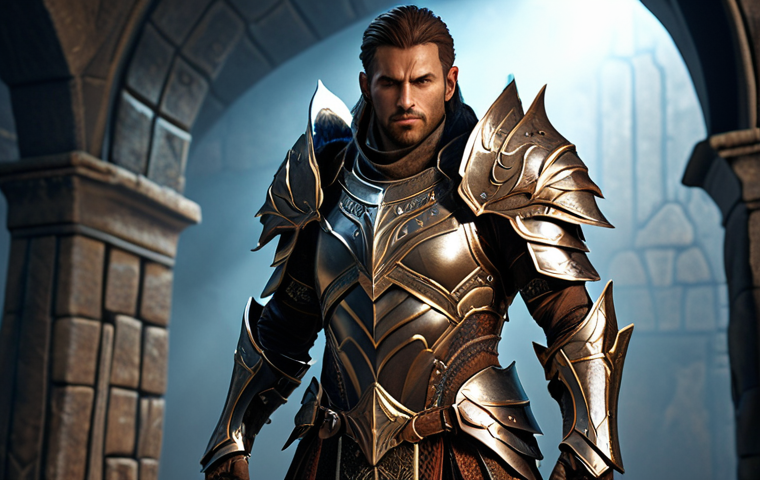 **Prompt:** Epic fantasy hero character for a video game. Intricate armor design, powerful pose, dynamic lighting.