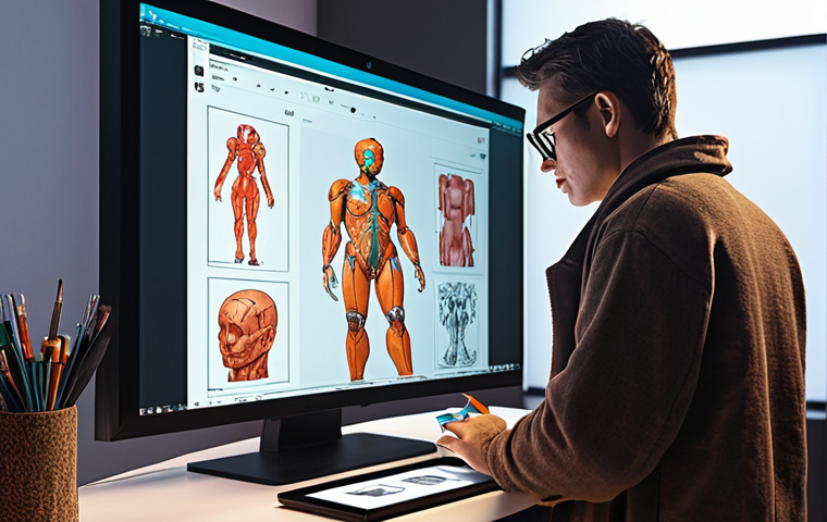 **Prompt 1 (Focus: The Evolving Craft with AI):**
    "A character designer meticulously refining a vivid 3D character model on a large screen in a modern, well-lit studio. On another screen, dynamic AI-generated concepts are displayed, showcasing the synergy between human curation and artificial intelligence. Surrounding the designer are various digital tools like a drawing tablet and sketches, illustrating the blend of traditional artistry and advanced technology. The overall atmosphere is one of focused creativity, emphasizing the artist's role as a 'creative curator' in the age of AI. Highly detailed, cinematic lighting, vibrant digital art style."