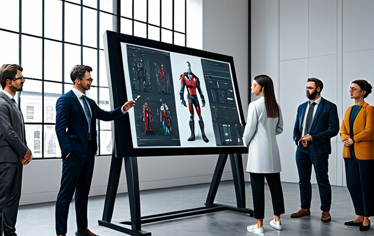 캐릭터디자인 협업 사례 분석 - Collaborative Character Design Studio**

"A bright and modern character design studio, several artis...