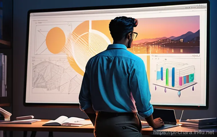 캐릭터디자인 자격증 시험 준비 팁 - **Prompt:** A young, determined art student, wearing comfortable, casual clothes (t-shirt and jeans)...