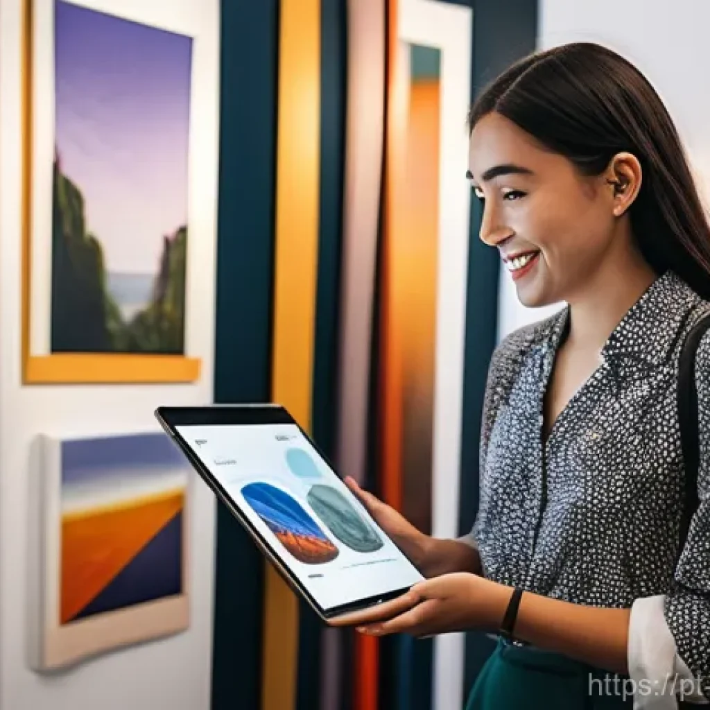 캐릭터디자이너로서 성공하는 네트워킹 방법 - **Prompt:** A vibrant, bustling creative industry event in Lisbon. A young, enthusiastic female char...