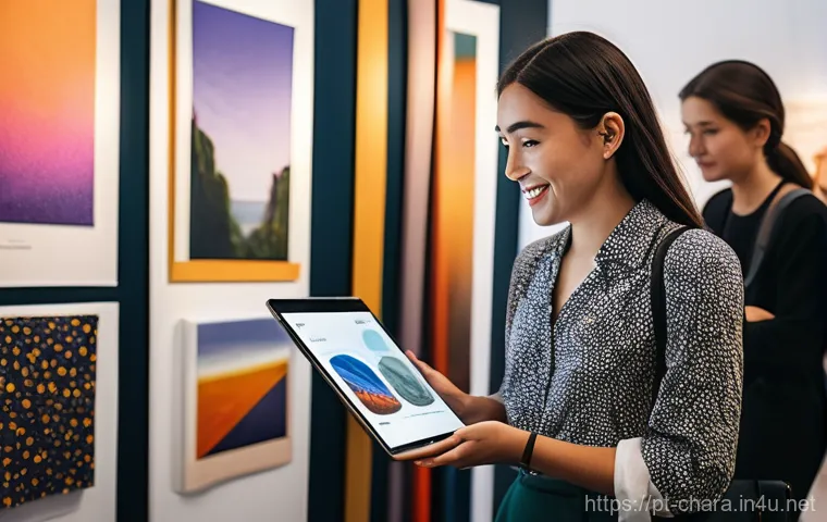 캐릭터디자이너로서 성공하는 네트워킹 방법 - **Prompt:** A vibrant, bustling creative industry event in Lisbon. A young, enthusiastic female char...