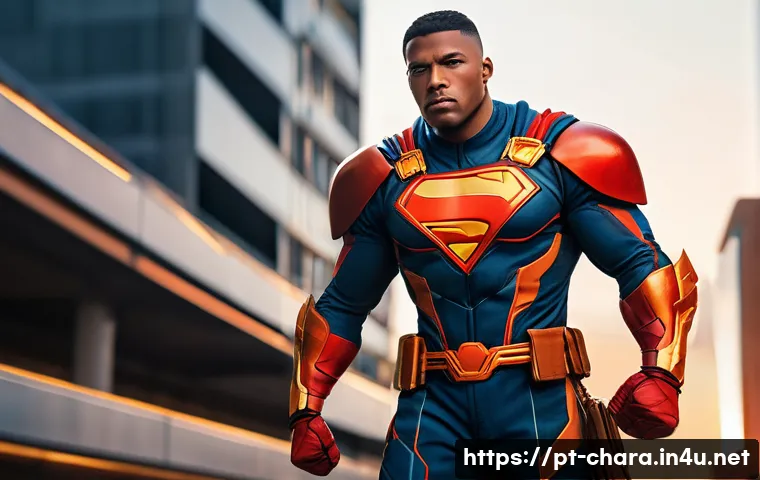 캐릭터디자인 학습에 필요한 필수 도구 - A dynamic character design featuring a confident young hero with an athletic build, detailed muscle ...